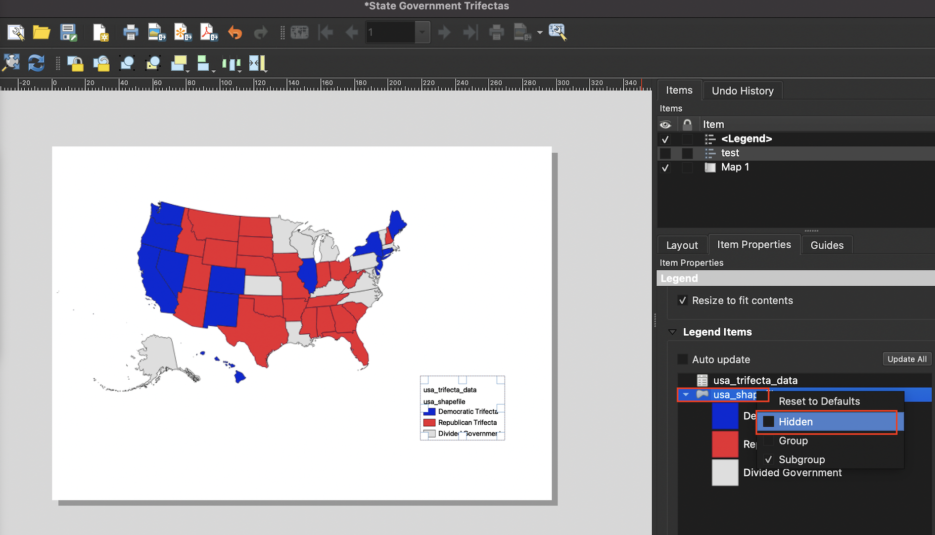 Remove superfluous legend label