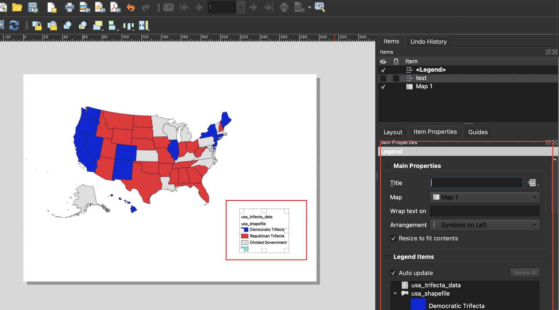 Legend's initial appearance