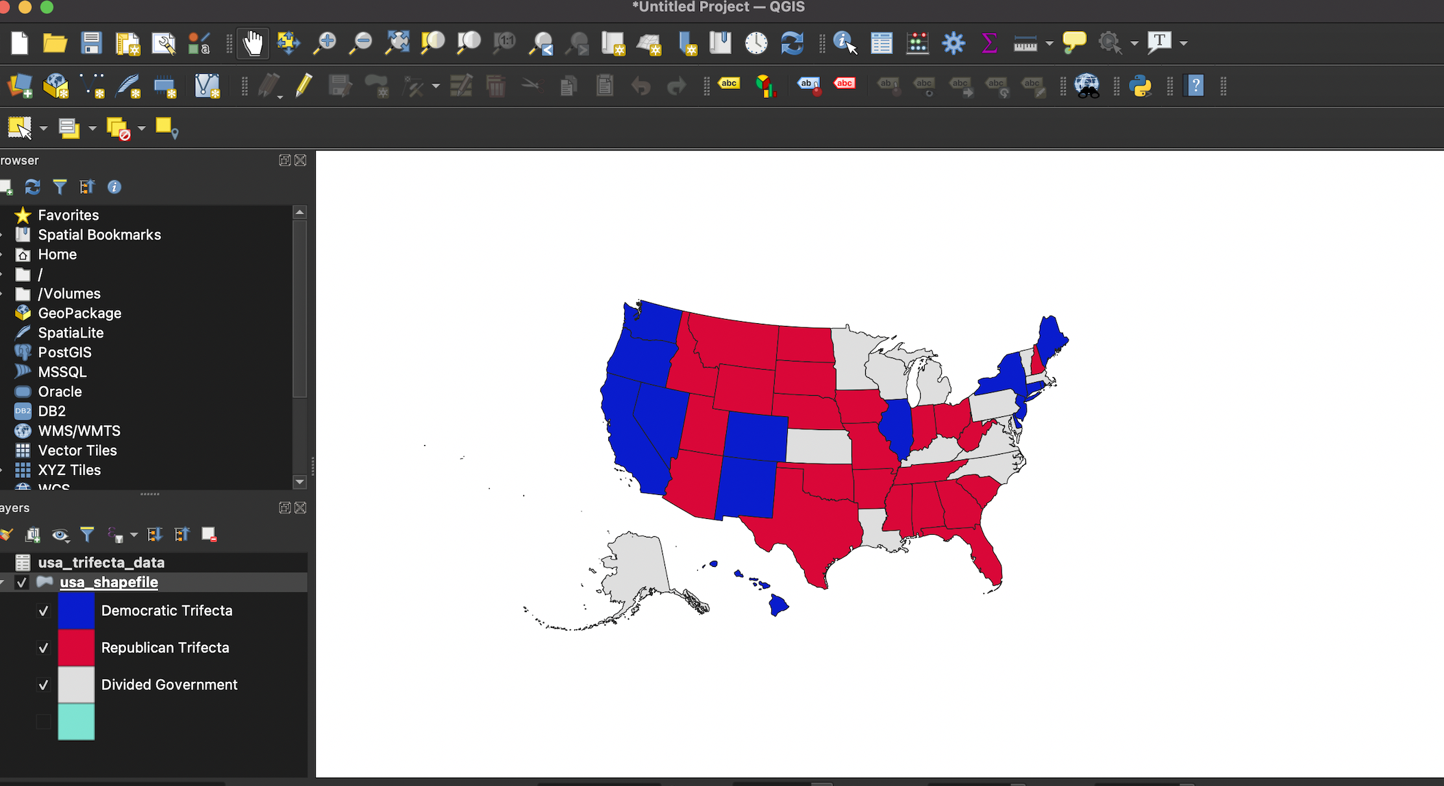 Map with changes applied